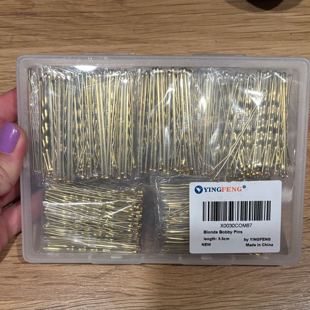 Gold Bobby Pins